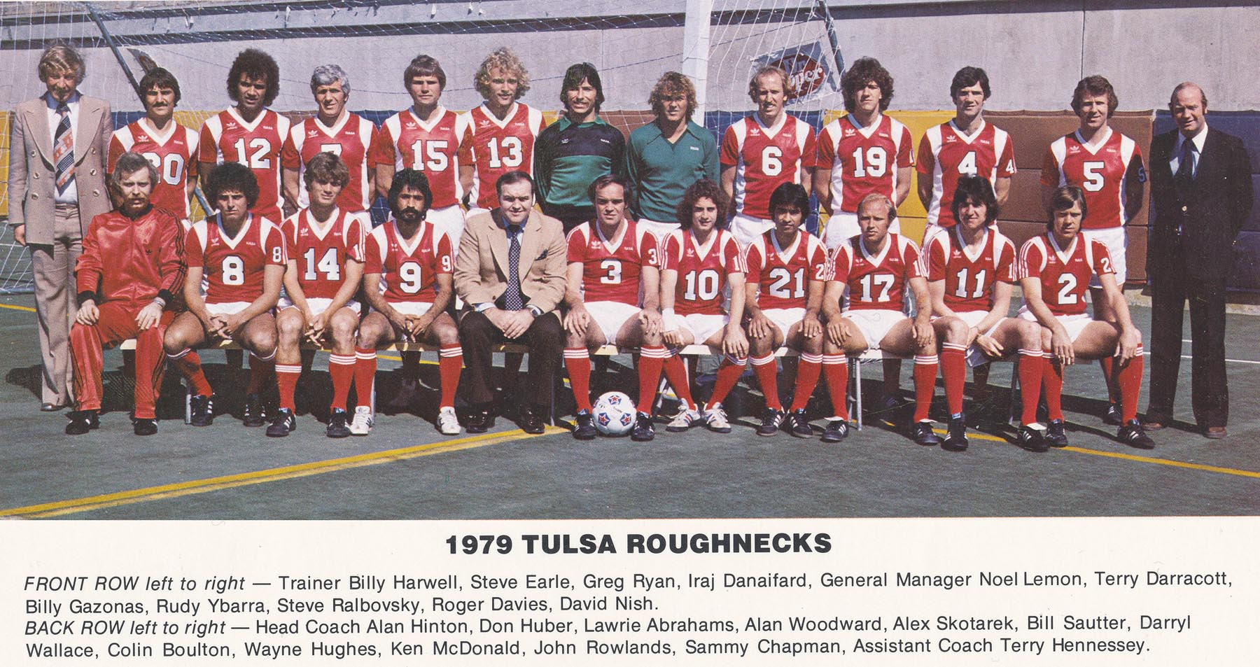 NASL Tulsa Roughnecks Rosters